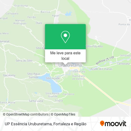 UP Essência Uruburetama mapa