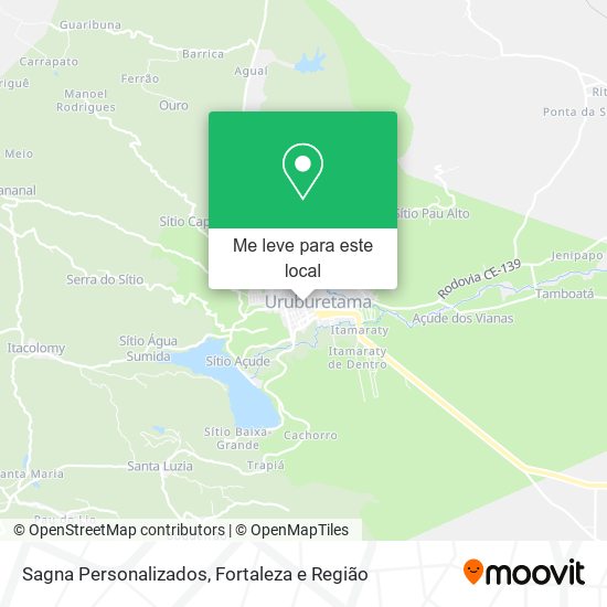 Sagna Personalizados mapa
