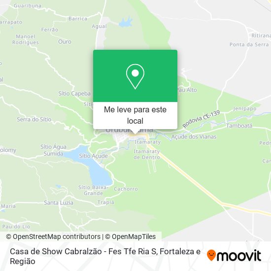 Casa de Show Cabralzão - Fes Tfe Ria S mapa