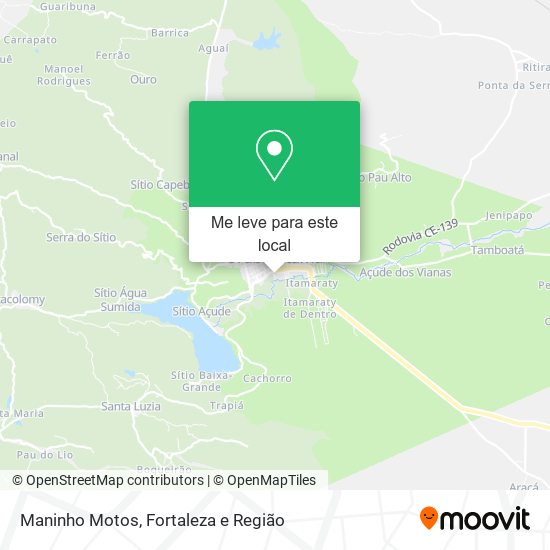 Maninho Motos mapa