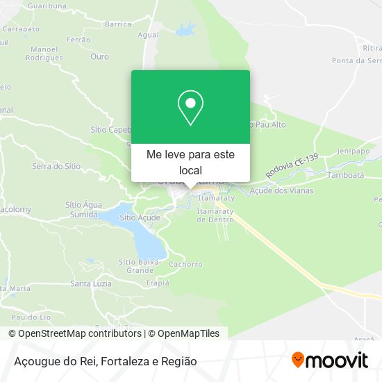 Açougue do Rei mapa