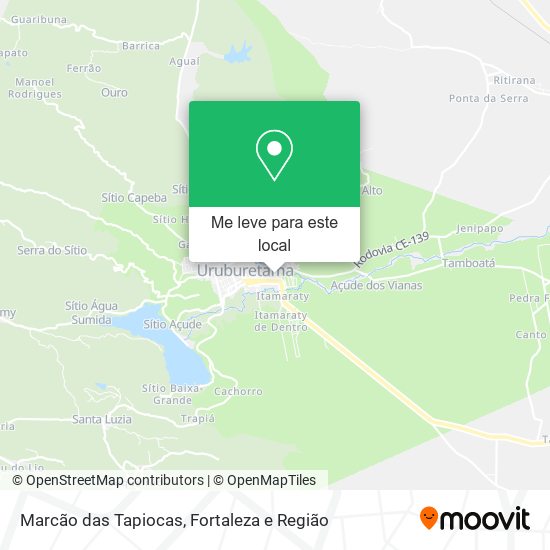 Marcão das Tapiocas mapa