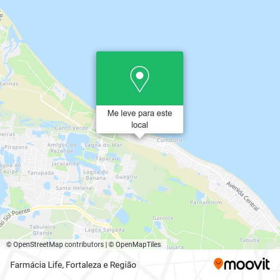 Farmácia Life mapa