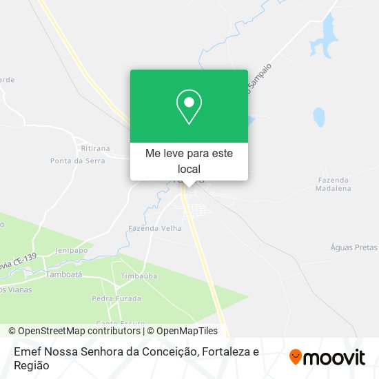 Emef Nossa Senhora da Conceição mapa