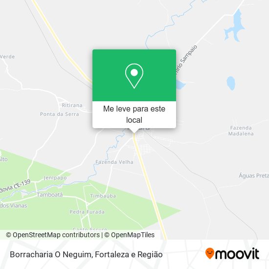 Borracharia O Neguim mapa