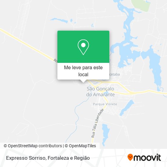 Expresso Sorriso mapa