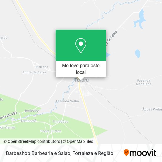 Barbeshop Barbearia e Salao mapa