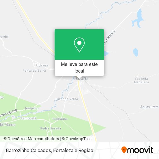 Barrozinho Calcados mapa