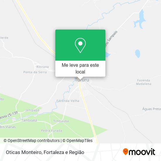 Oticas Monteiro mapa