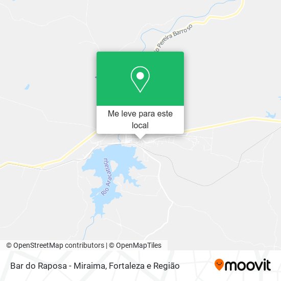 Bar do Raposa - Miraima mapa