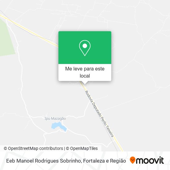 Eeb Manoel Rodrigues Sobrinho mapa