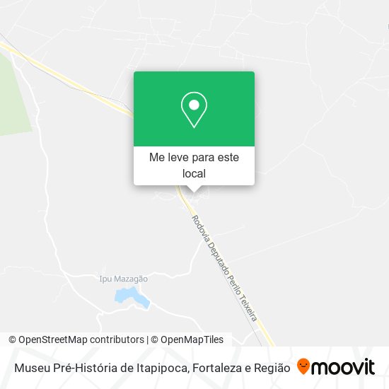 Museu Pré-História de Itapipoca mapa