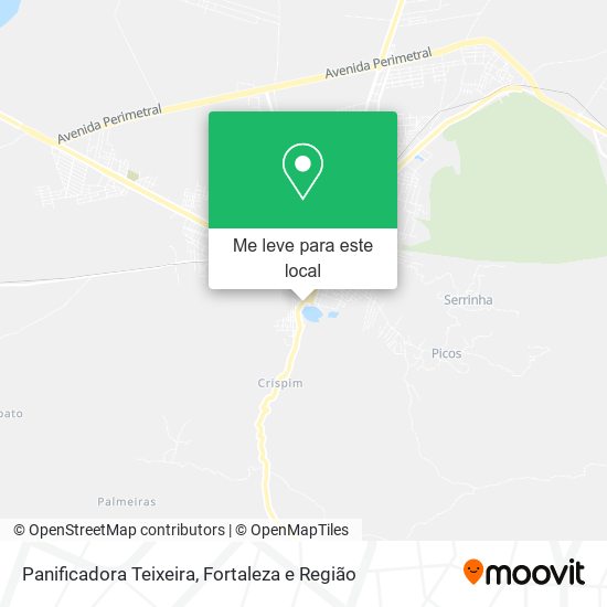 Panificadora Teixeira mapa