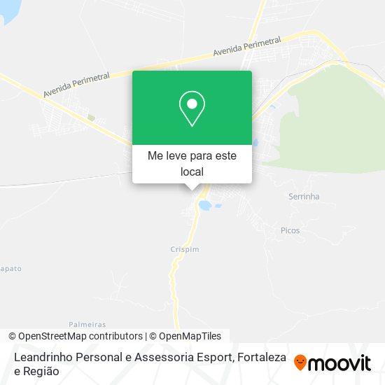 Leandrinho Personal e Assessoria Esport mapa