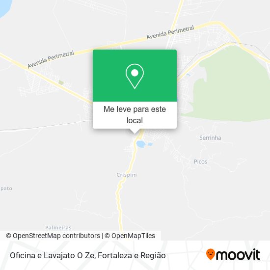 Oficina e Lavajato O Ze mapa