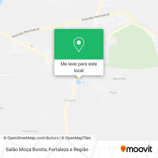 Salão Moça Bonita mapa