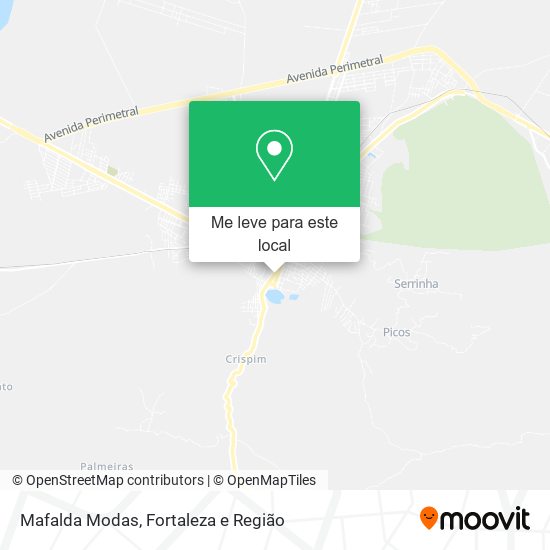 Mafalda Modas mapa