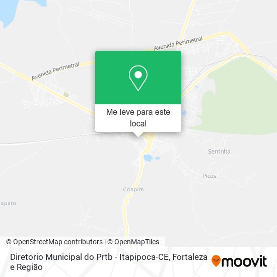 Diretorio Municipal do Prtb - Itapipoca-CE mapa