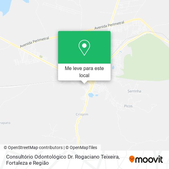 Consultório Odontológico Dr. Rogaciano Teixeira mapa