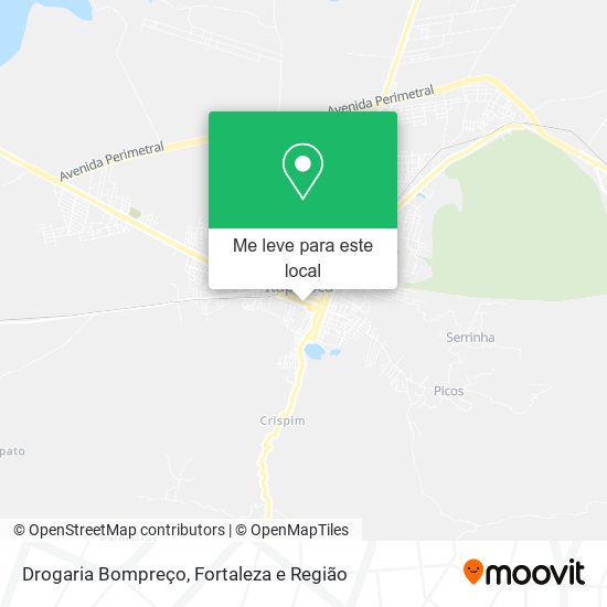 Drogaria Bompreço mapa