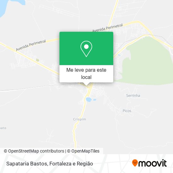 Sapataria Bastos mapa
