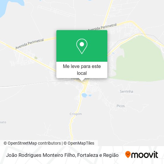 João Rodrigues Monteiro Filho mapa