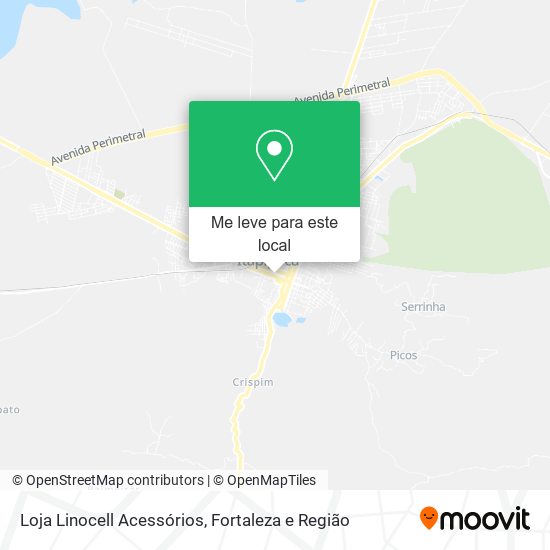 Loja Linocell Acessórios mapa
