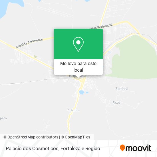 Palácio dos Cosmeticos mapa