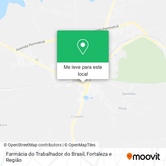 Farmácia do Trabalhador do Brasil mapa