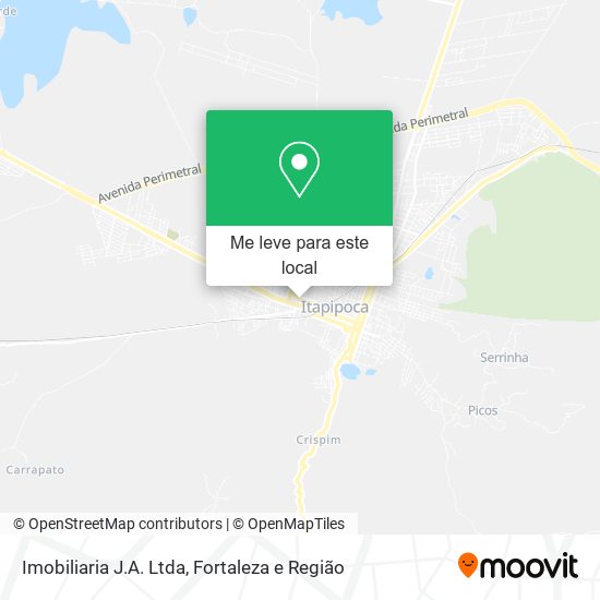 Imobiliaria J.A. Ltda mapa