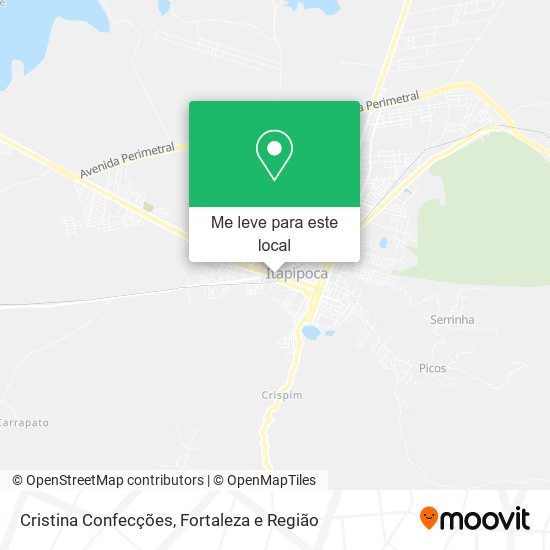 Cristina Confecções mapa