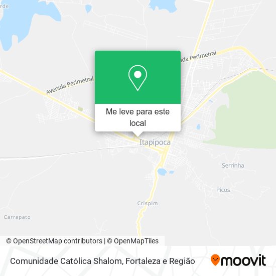 Comunidade Católica Shalom mapa