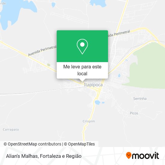 Alian's Malhas mapa