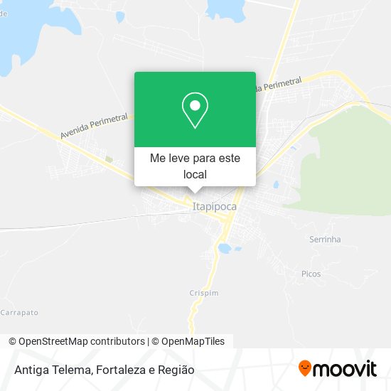 Antiga Telema mapa