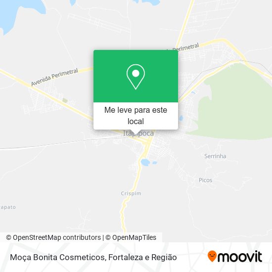 Moça Bonita Cosmeticos mapa