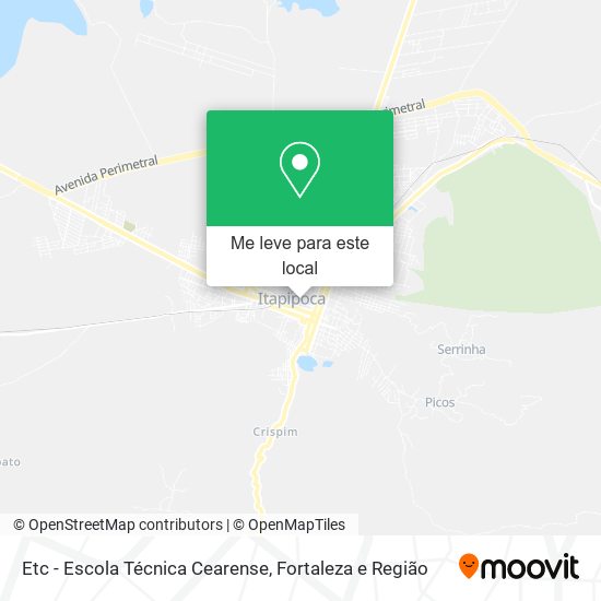 Etc - Escola Técnica Cearense mapa