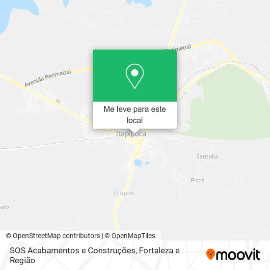 SOS Acabamentos e Construções mapa