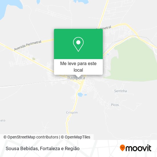 Sousa Bebidas mapa