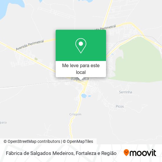 Fábrica de Salgados Medeiros mapa