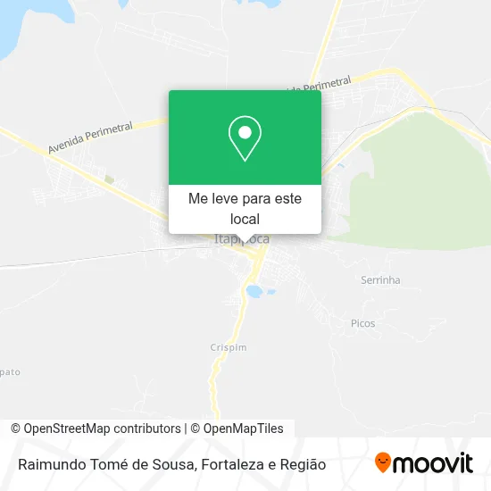 Raimundo Tomé de Sousa mapa