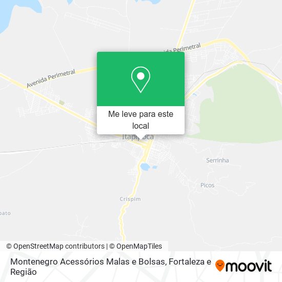 Montenegro Acessórios Malas e Bolsas mapa