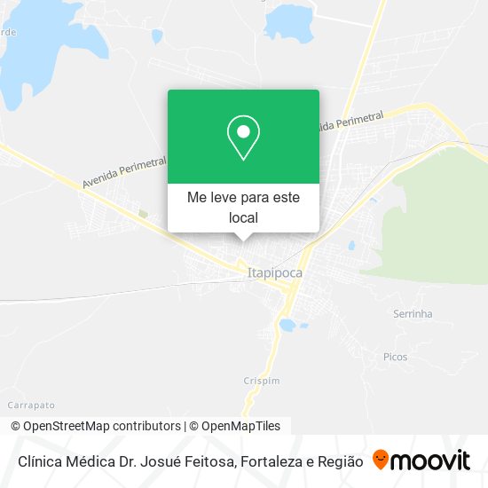 Clínica Médica Dr. Josué Feitosa mapa