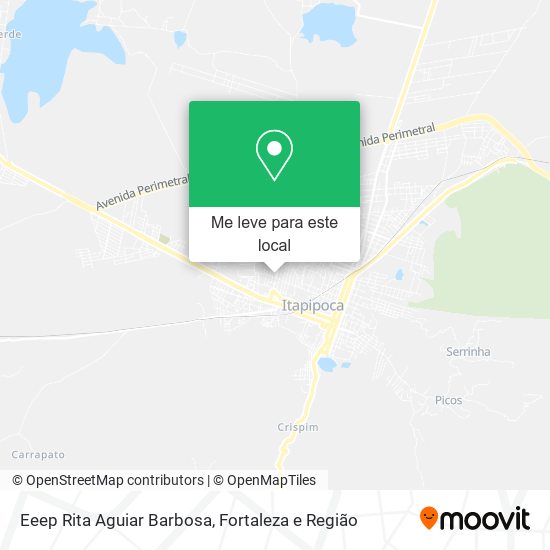 Eeep Rita Aguiar Barbosa mapa