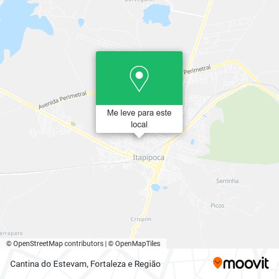 Cantina do Estevam mapa