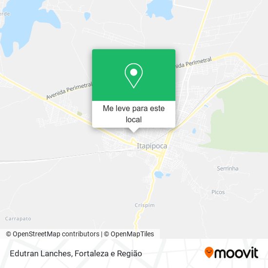 Edutran Lanches mapa