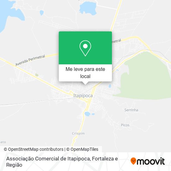 Associação Comercial de Itapipoca mapa