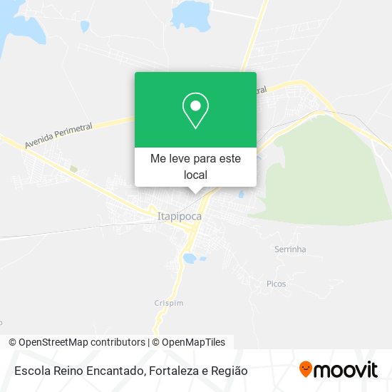 Escola Reino Encantado mapa