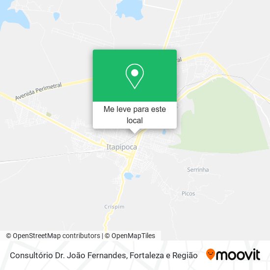 Consultório Dr. João Fernandes mapa