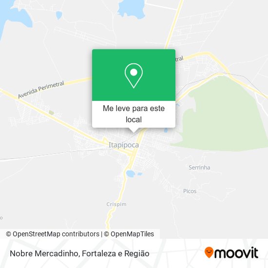 Nobre Mercadinho mapa