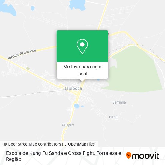Escola de Kung Fu Sanda e Cross Fight mapa